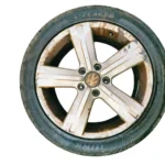 GENUINE VW PASSAT ESTATE B7 17" ALLOY WHEEL WITH TYRE 3AA601025E