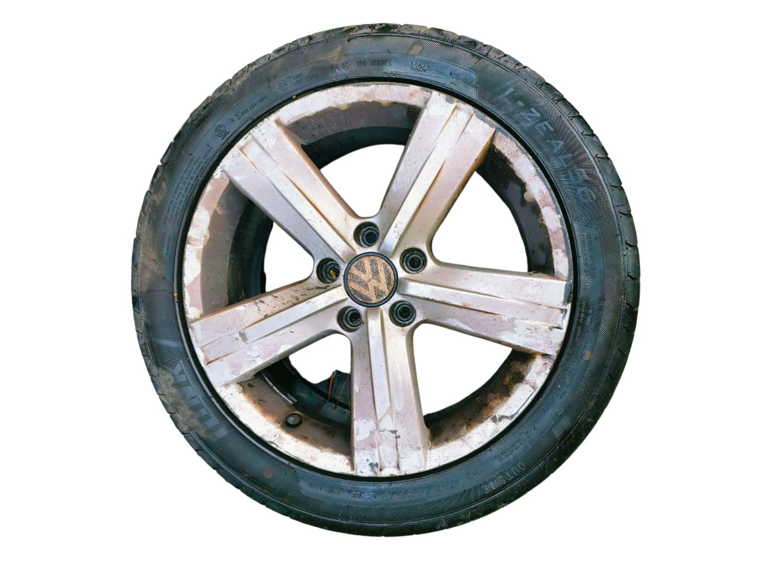 GENUINE VW PASSAT ESTATE B7 17" ALLOY WHEEL WITH TYRE 3AA601025E