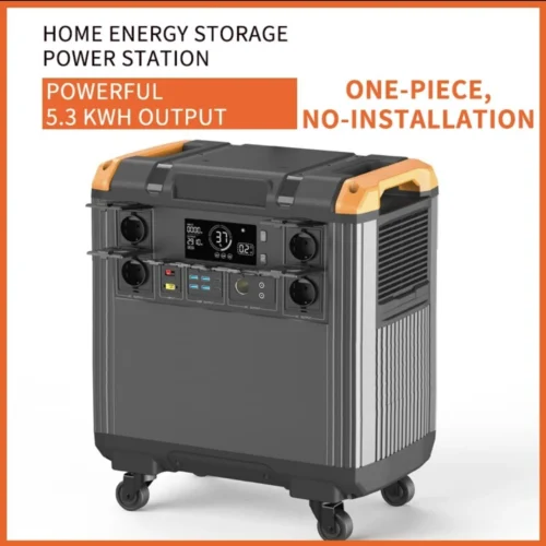 RTECH Portable Power Station 5376Wh 230V/3000W Solar Power Generator With Solar