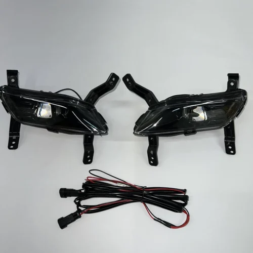 FOR HYUNDAI SANTA FE 2018-2021 FRONT LED FOG LIGHTS SET+ RELAY HARNESS & SWITCH