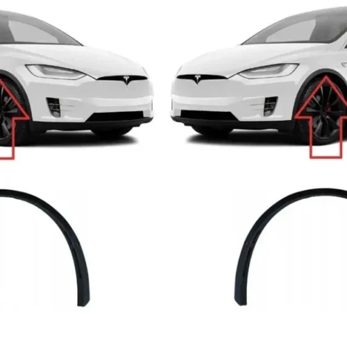 Fits Tesla Model X Front Fender Arch Liners Pair Set Both Sides 2015-2023 NEW