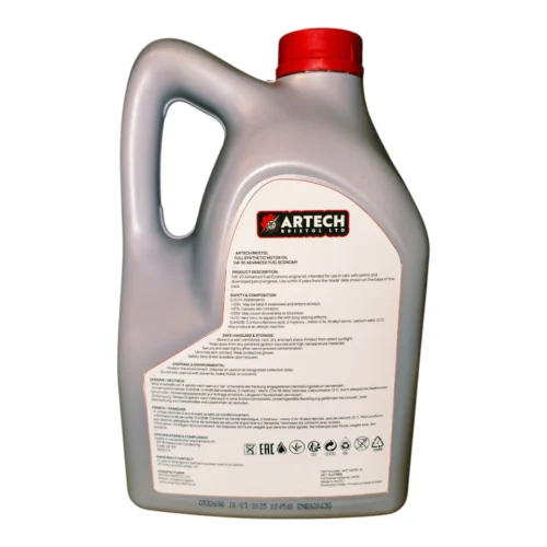 ARTECH 5W-30 FULLY SYNTHETIC ENGINE OIL 5L PETROL API SP GF-6A ADVANCED FUEL ECO