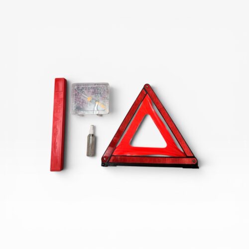 100pcs Heavy Duty Tyre Puncture Repair Kit Emergency Warning Triangle Car Set