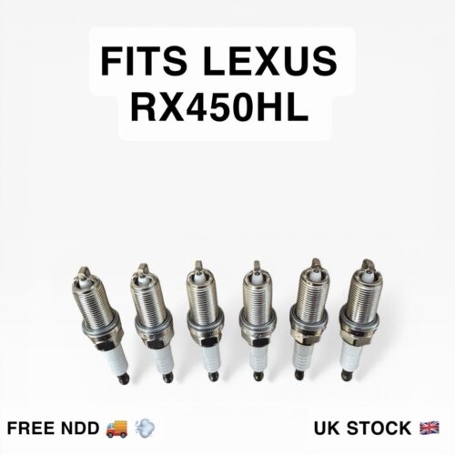 Lexus RX450HL Spark Plugs Denso Style Iridium OE Style X6 pcs New 90919-01263