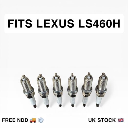 Lexus LS460H Spark Plugs 6 Cylinder Denso Style Iridium FK20HBR8 90919-01263 OE Style