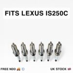 Lexus IS250C Spark Plugs 6 Cylinder Denso Iridium FK20HBR8 90919-01263 OE Style