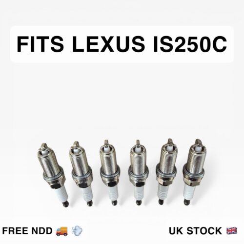 Lexus IS250C Spark Plugs 6 Cylinder Denso Style Iridium FK20HBR8 90919-01263 OE Style
