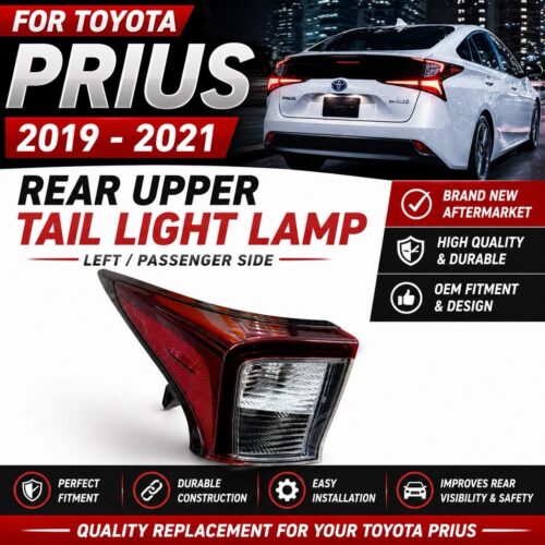 Toyota Prius 2019-2021 Left Passenger Side New Rear Upper Tail Light Lamp OE Style