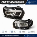 Dacia Duster 2022-2024 Front LED Headlight Pair New 260100127R White Inside OE Style
