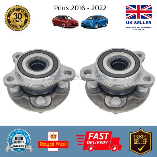 Toyota Prius 1.8L 2016-2022 Front Wheel Bearing Hubs Pair (Left & Right) – New OE Style