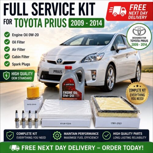 Toyota Prius 1.8L ZVW30 2009-2015 Full Service Kit with Spark Plugs – New OE Style