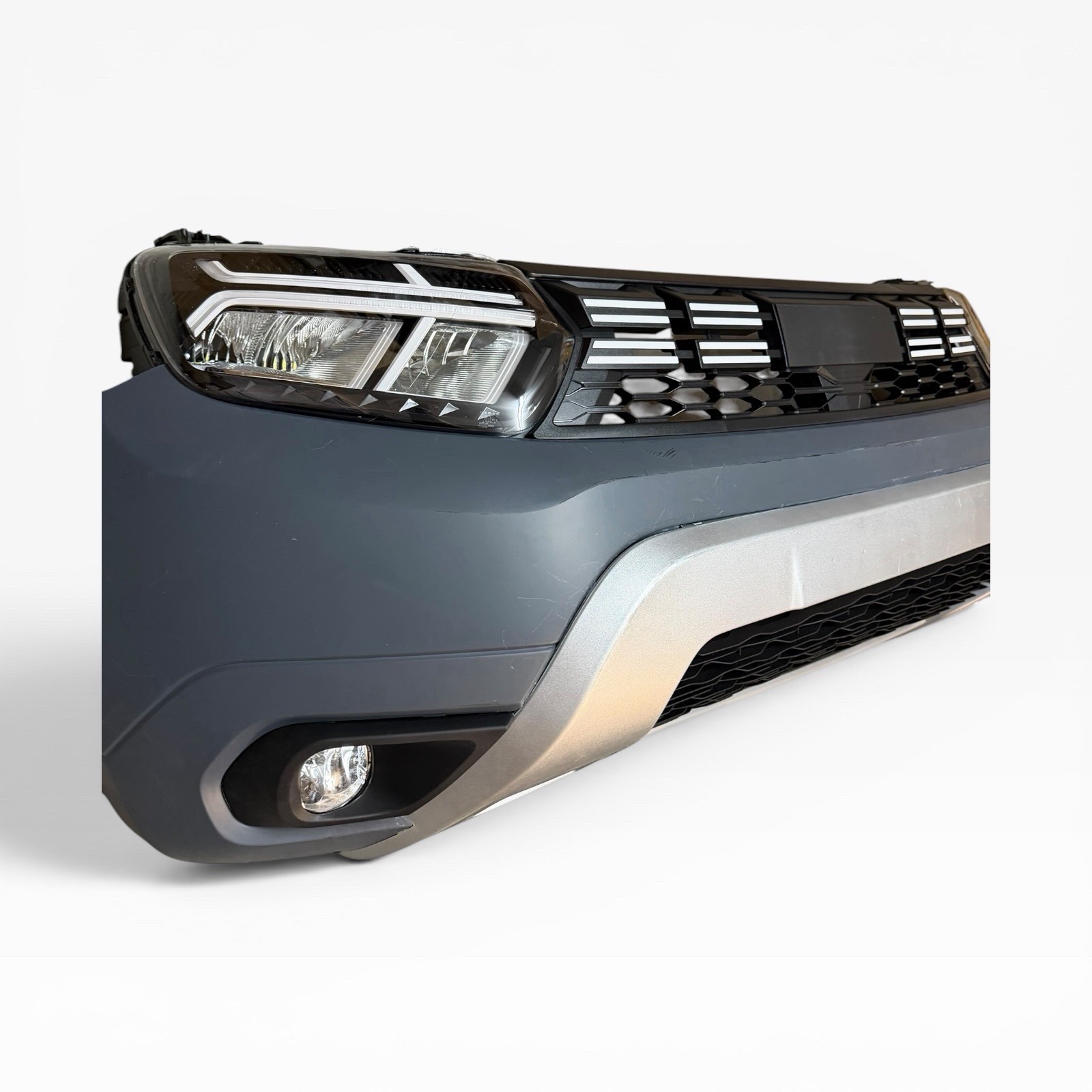 Dacia Duster 2020-2024 Complete Front Bumper - Front End with Grille & Trims - New OE Style