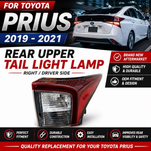 Toyota Prius 2019-2021 Rear Upper Tail Light Lamp Right (Driver Side) – New
