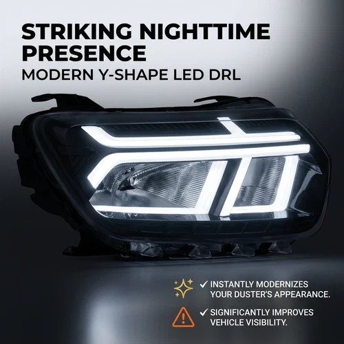 Dacia Duster 2022-2024 Front Right Driver Side LED Headlight 260106194R - New OE Style
