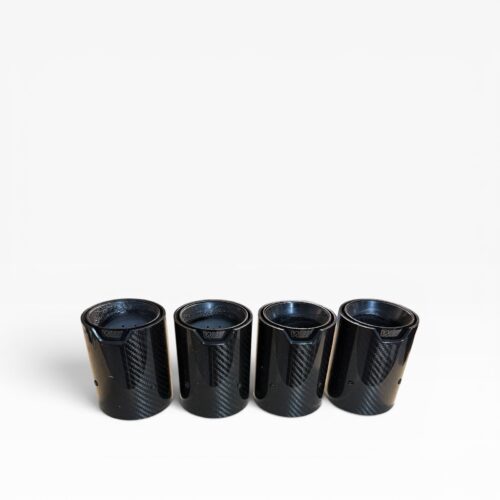 BMW M5 F90 / M8 F91 F92 F93 M Performance Style Carbon Exhaust Tips x4 – Customer Return with Defect