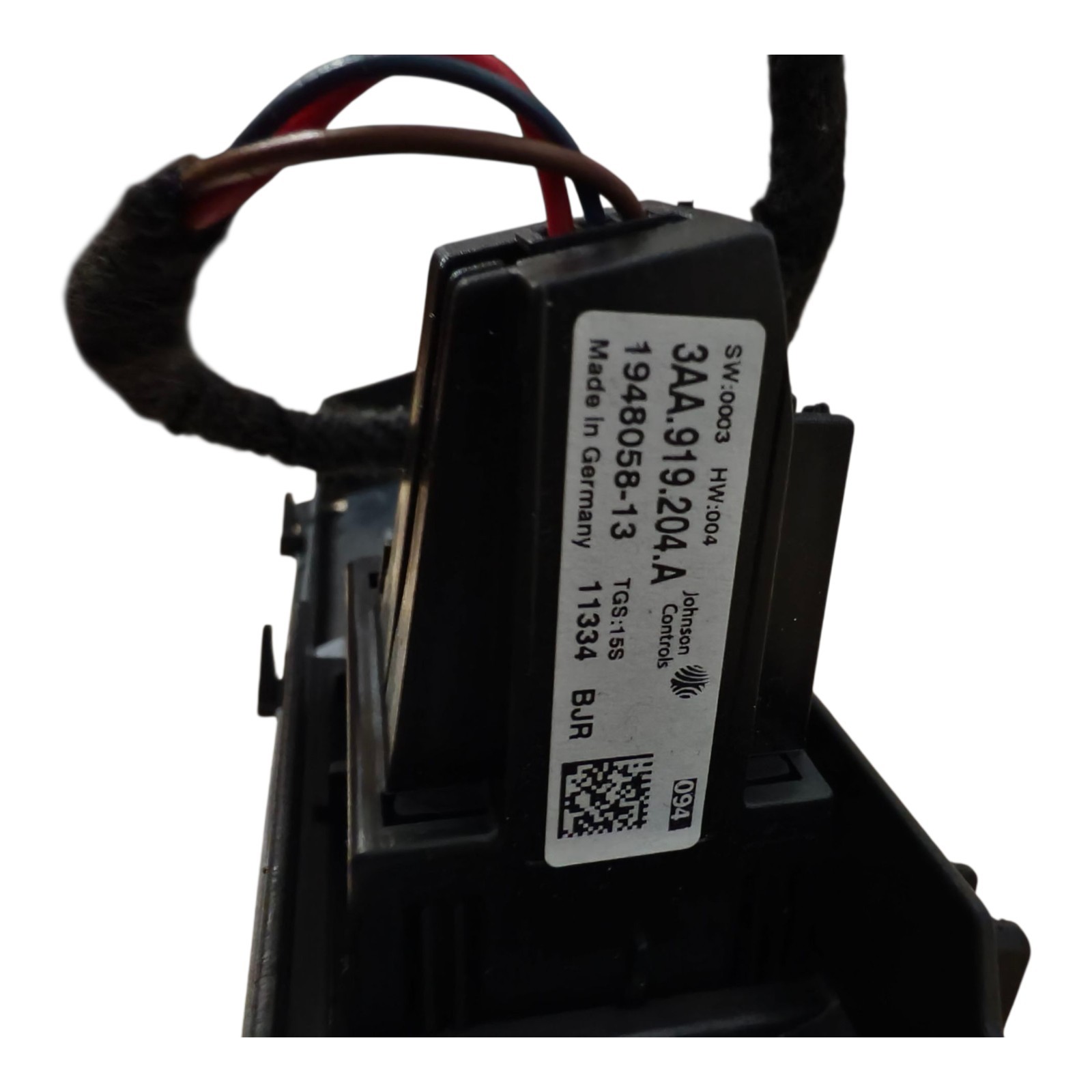 Vw Passat B7 Saloon Facelift 10-15 Time Clock With Trim 3AA919204A 3AA857318C